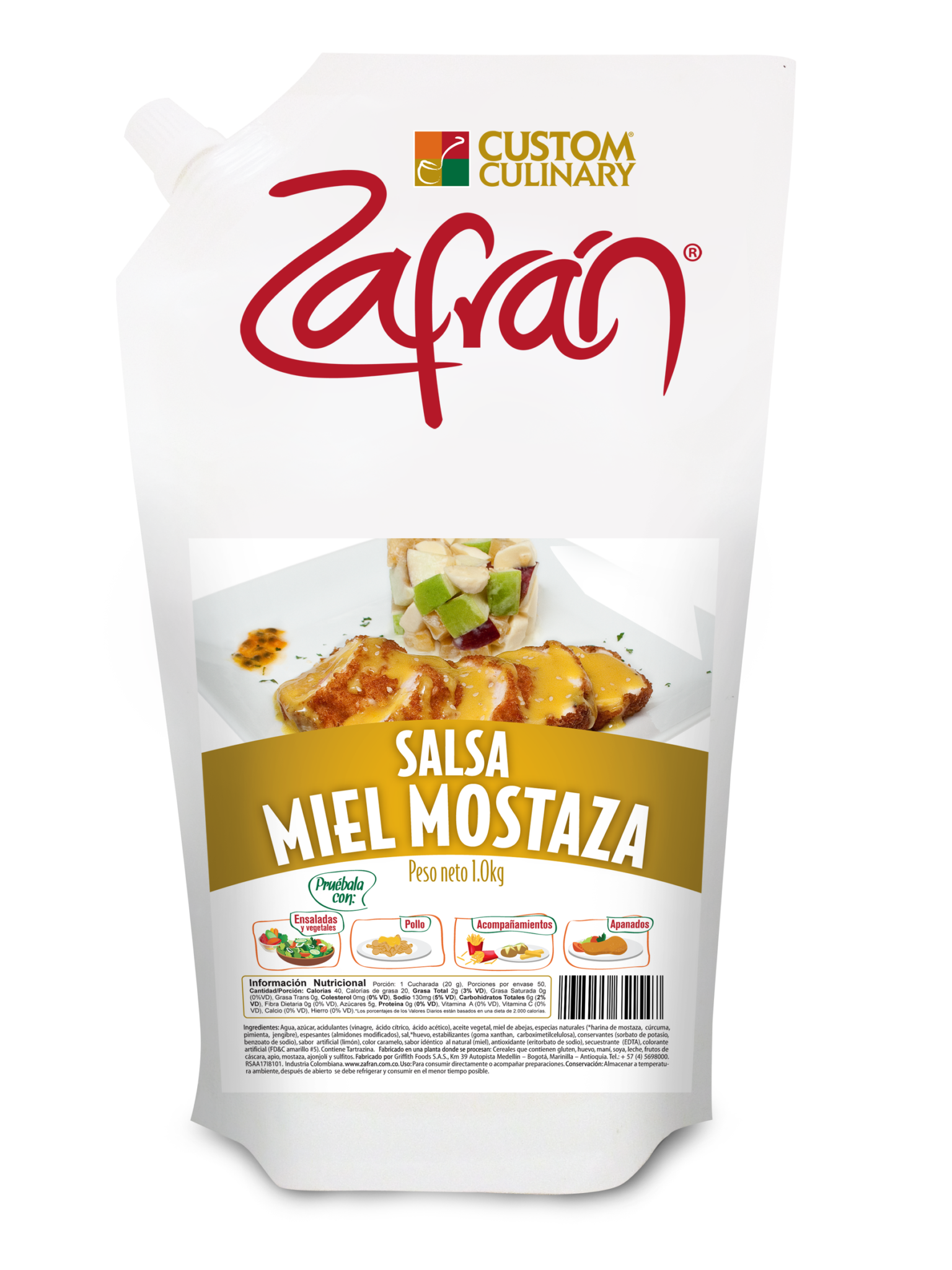 Salsa Miel Mostaza Doypack 1kg