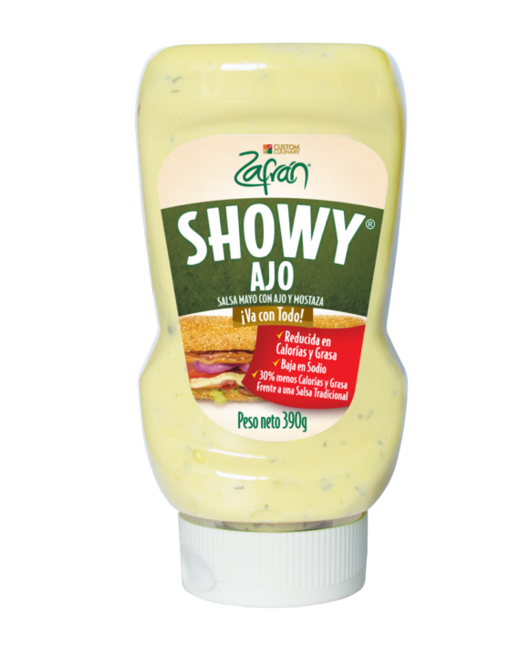 Showy Ajo Botella pet- 390gr