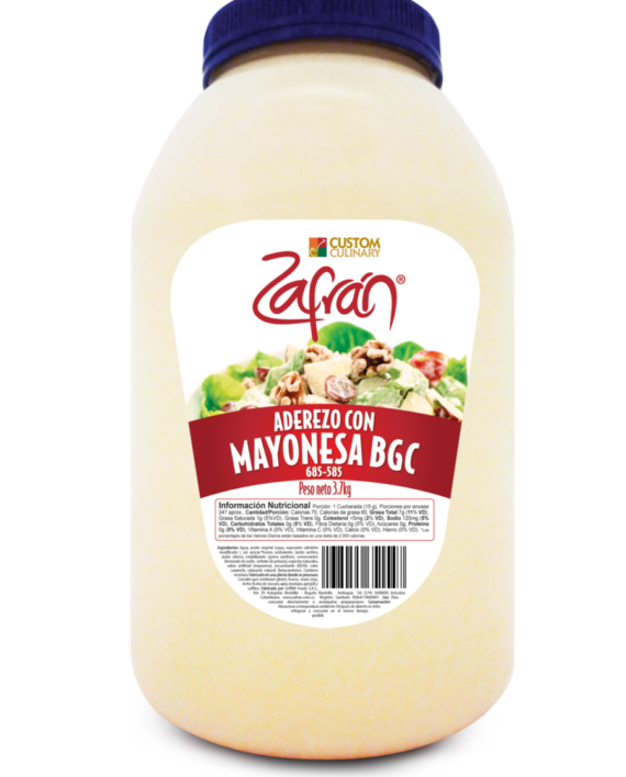 ADEREZO MAYONESA 
Pruebala con: Acompañamientos, Carnes Blancas, Comidas Rápidas, Ensaladas