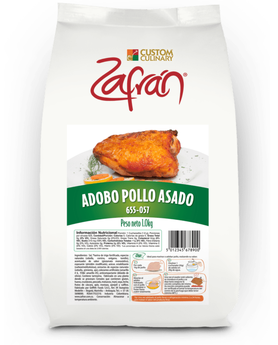 ¡Delicioso! Adobo Pollo Asado Bolsa Stand Up