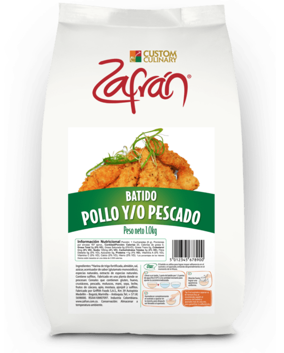 Batido Pollo y/o Pescado – Bolsa Stan Up 1Kg