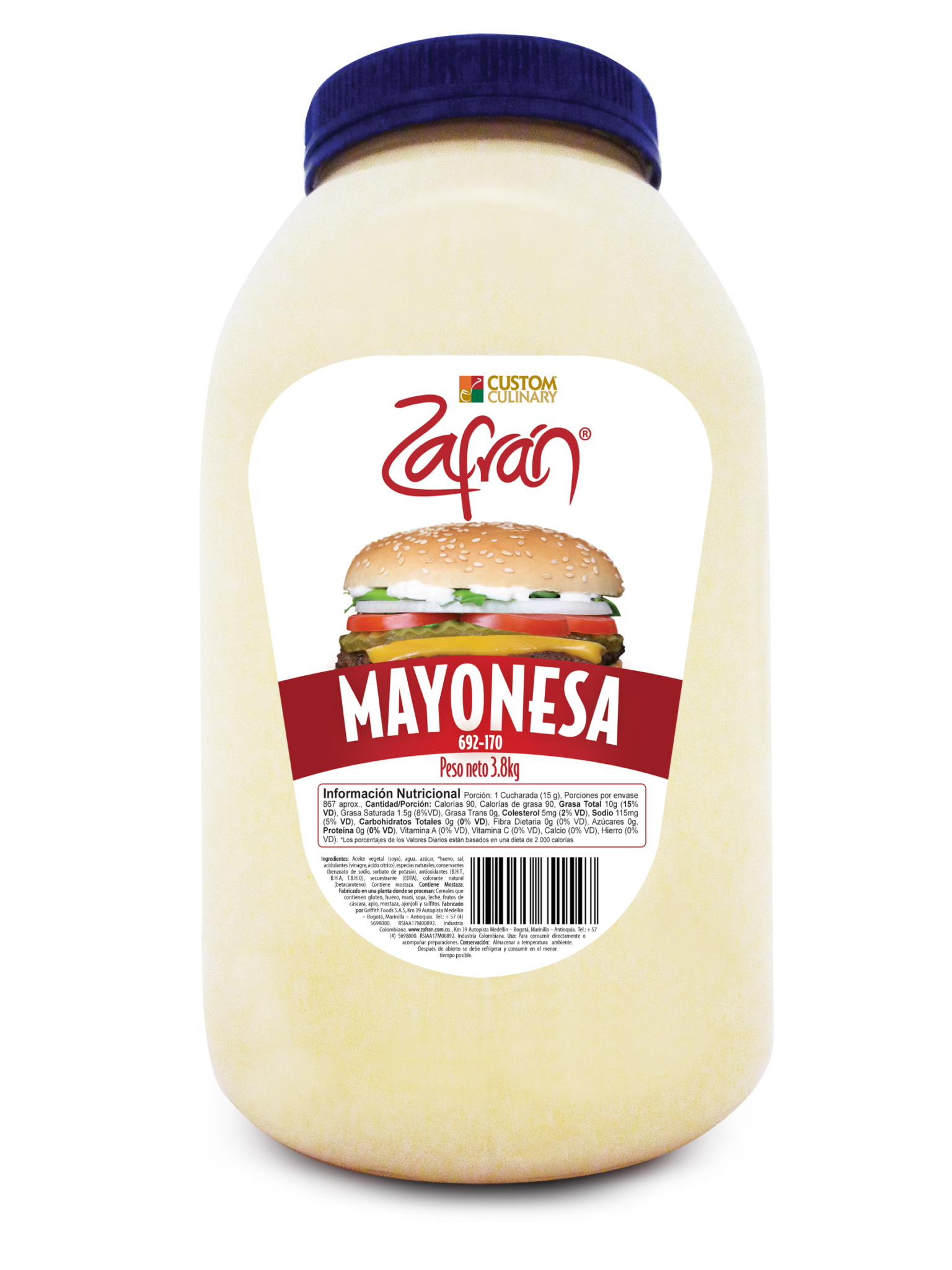 Mayonesa garrafa , perfecta para acompañar:Etiquetas: Carnes Blancas, Comidas Rápidas, Ensaladas
