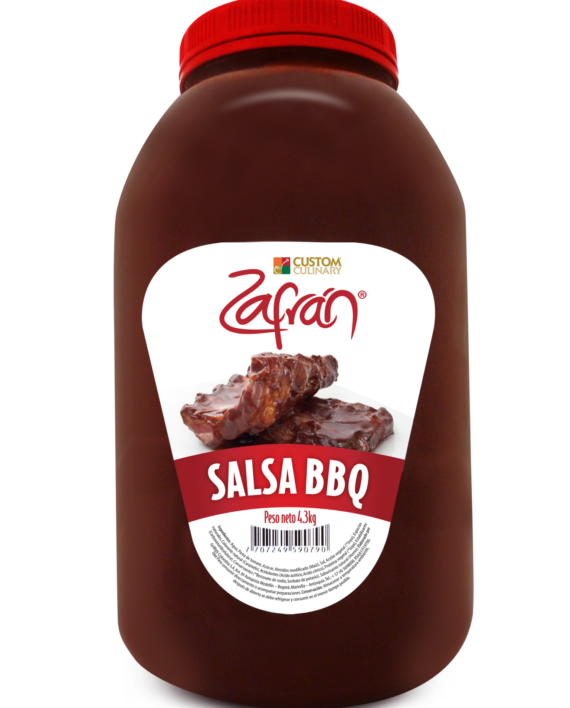 Deliciosa salsa BBQ perfecta para: Carnes Blancas, Carnes Rojas, Comidas Rápidas
Presentación(es): garrafa 4.3 kg.