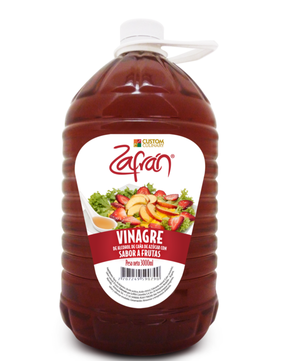 garrafa de vinagre de frutas