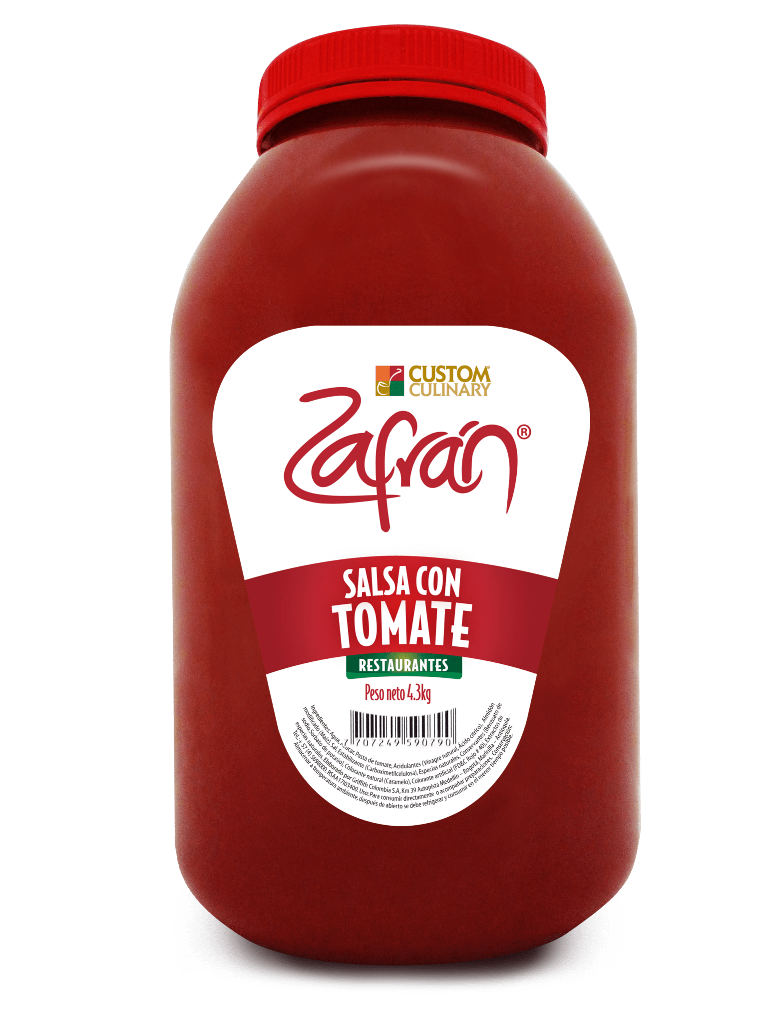Deliciosa salsa con tomate para restaurantes en garrafa, para restaurantes