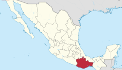  región de Oaxaca en México