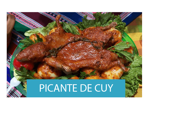 receta picante de cuy plato tipico de la gastronomía peruana