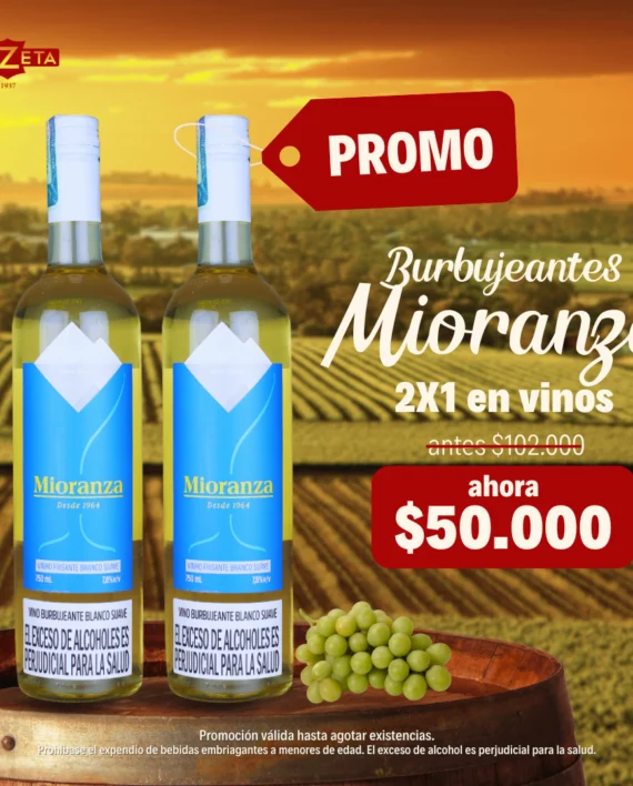 Promoción especial – Vinos Burbujeantes