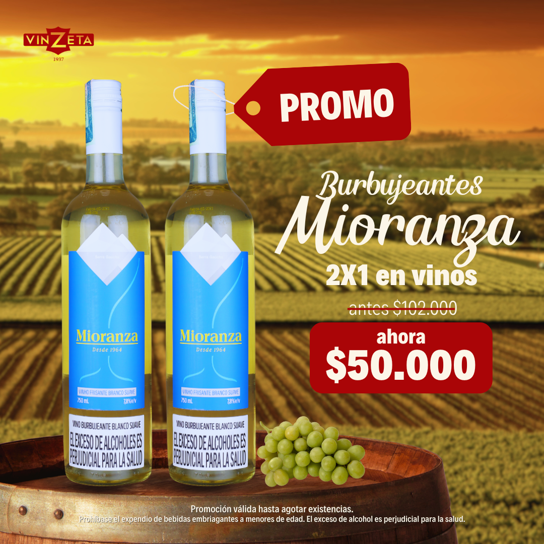 Promoción especial – Vinos Burbujeantes